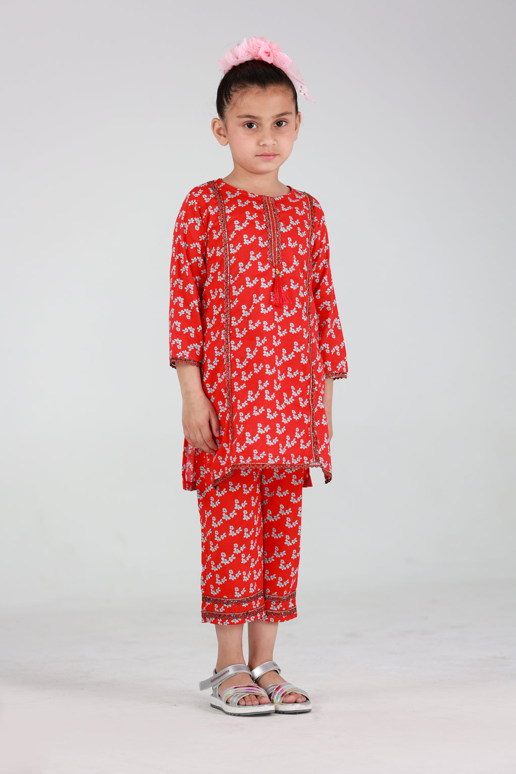 GIRL PRINTED 2 PC SUIT