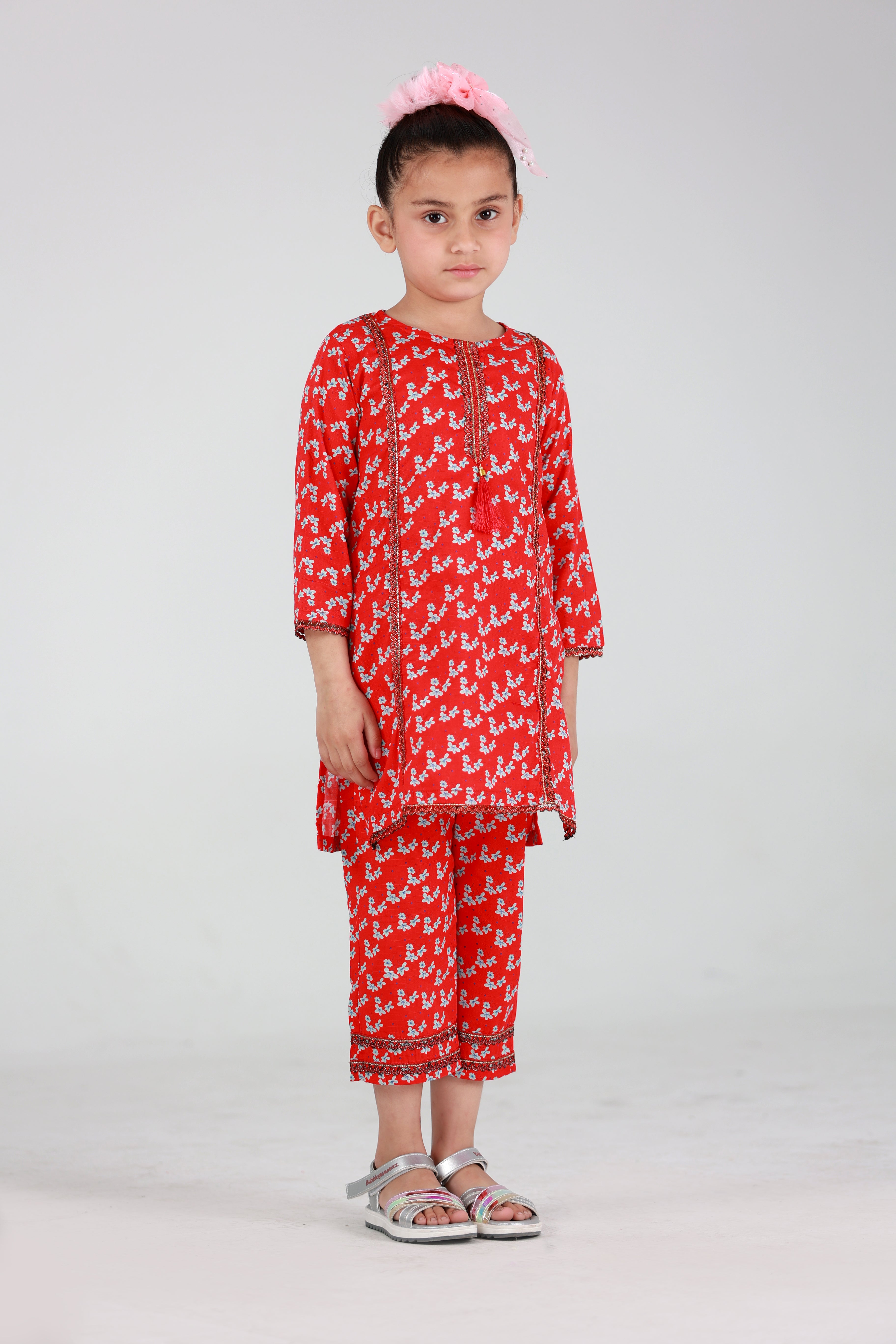 GIRL PRINTED 2 PC SUIT