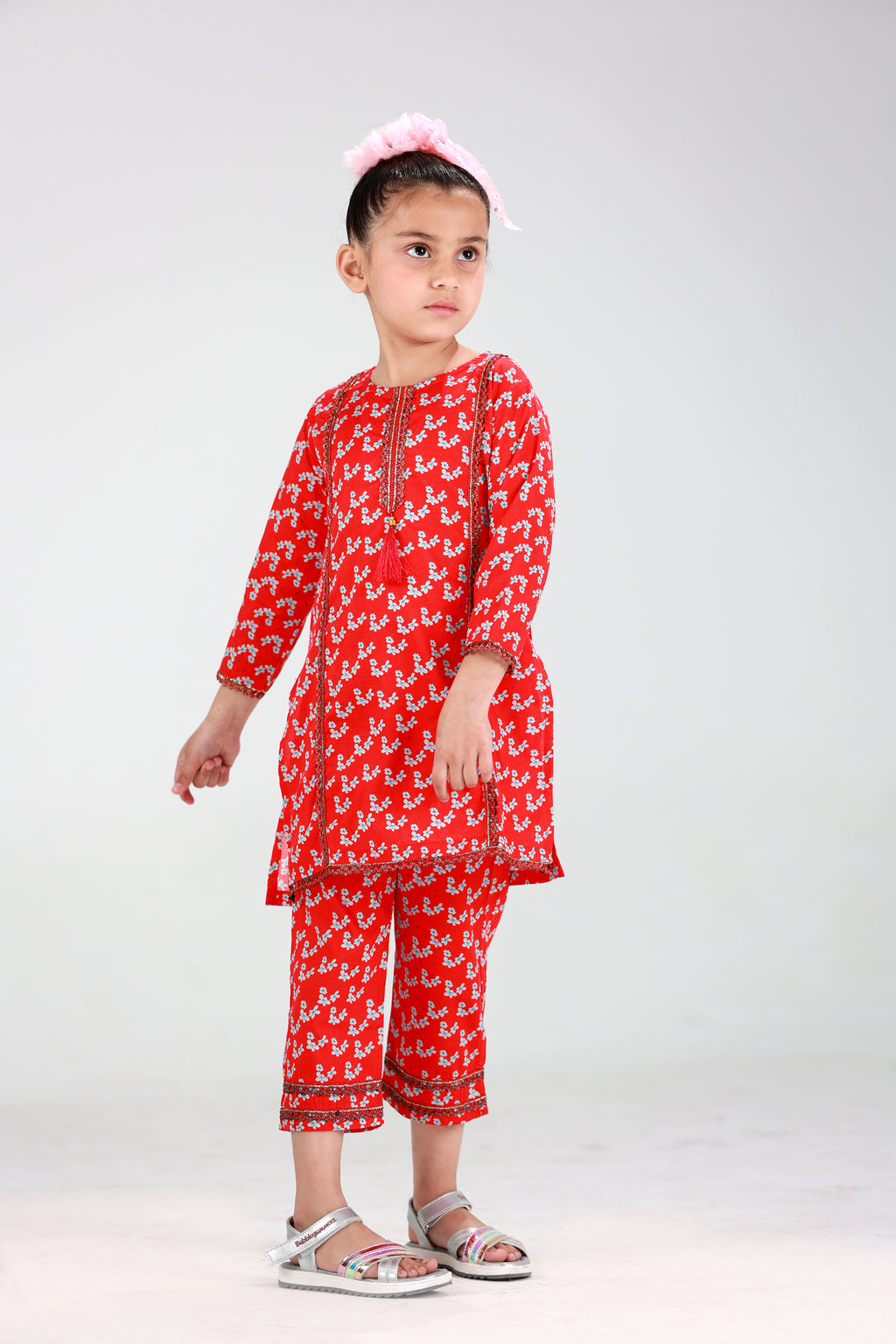 GIRL PRINTED 2 PC SUIT