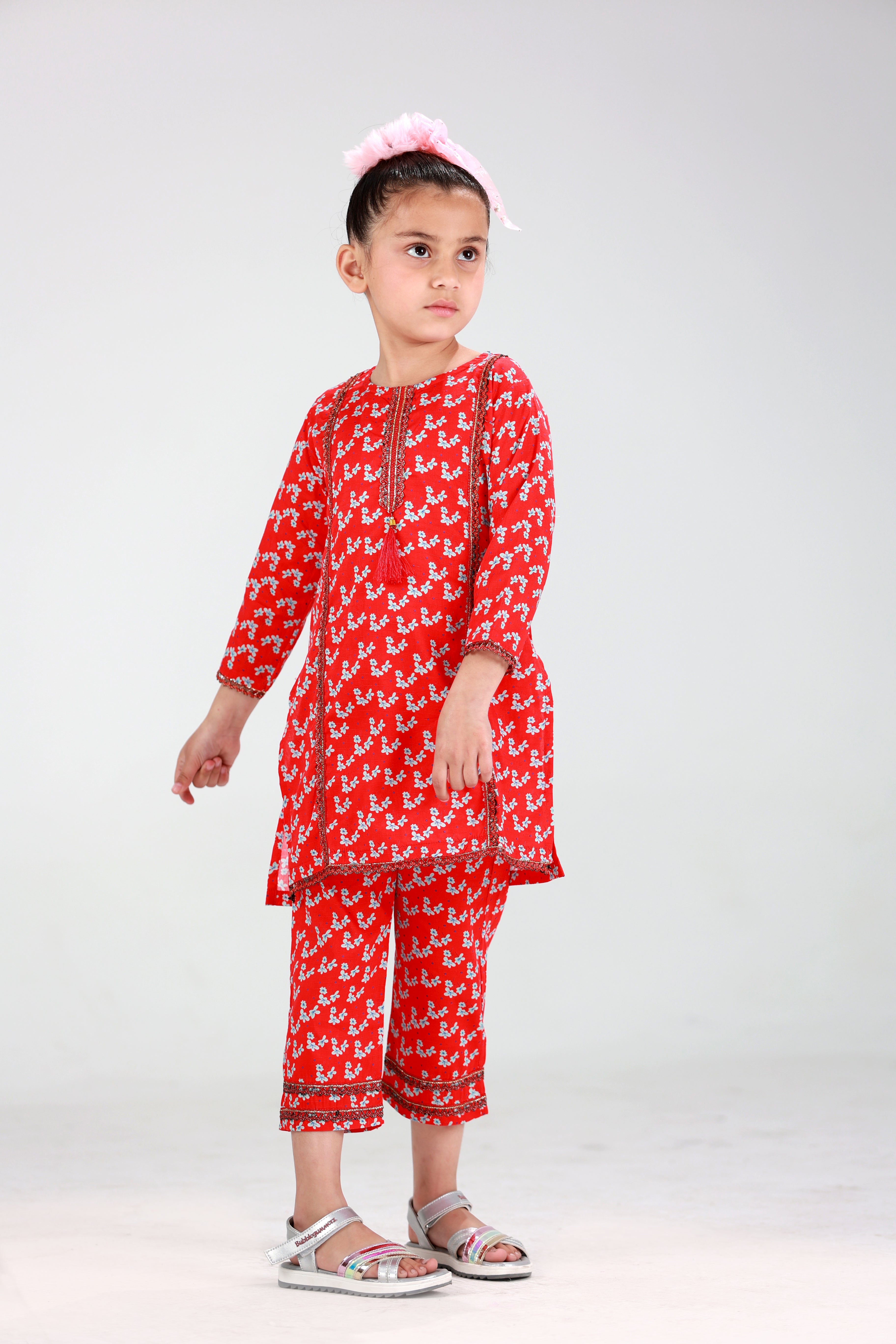 GIRL PRINTED 2 PC SUIT