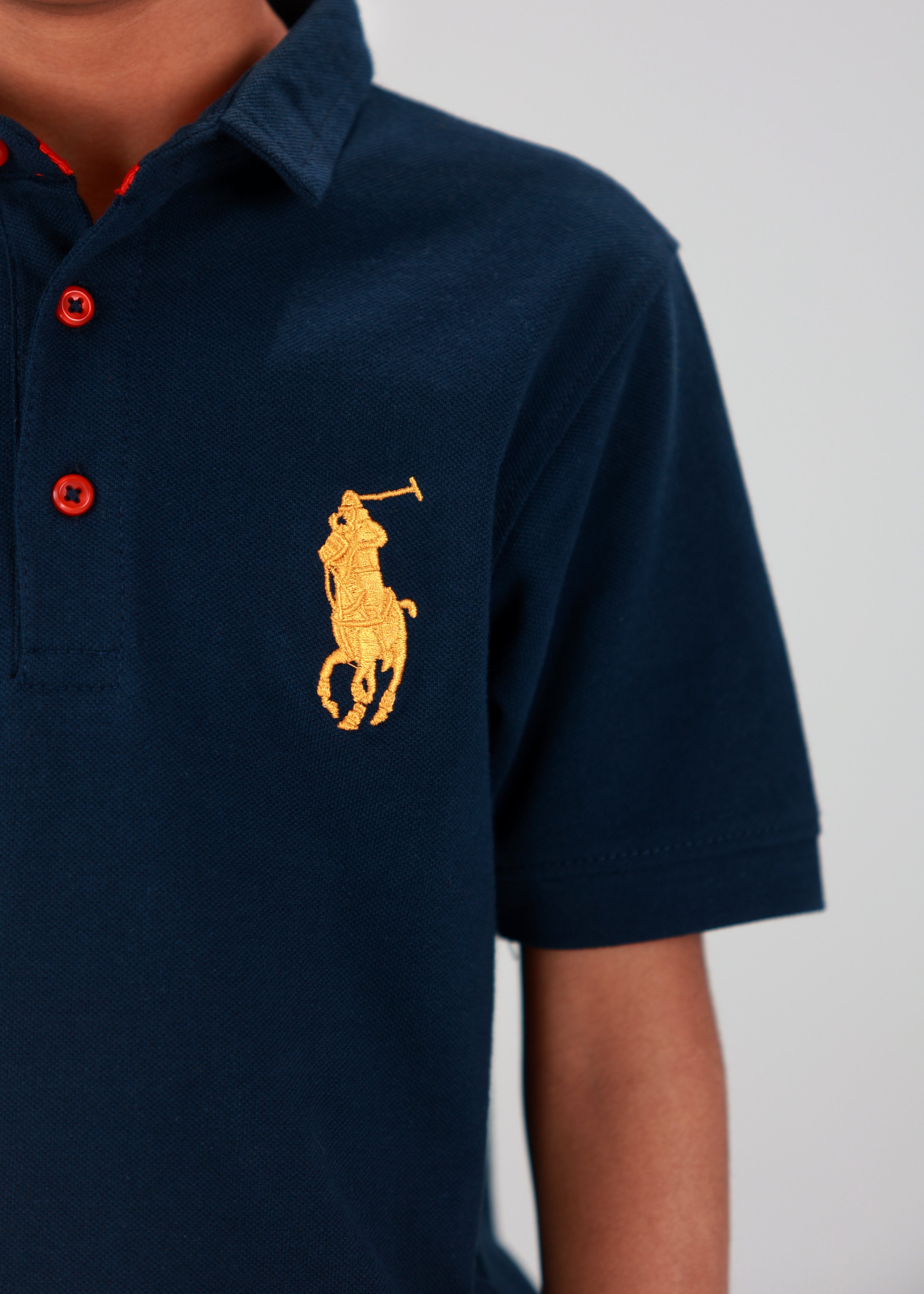 BOY POLO SHIRT (NAVY)