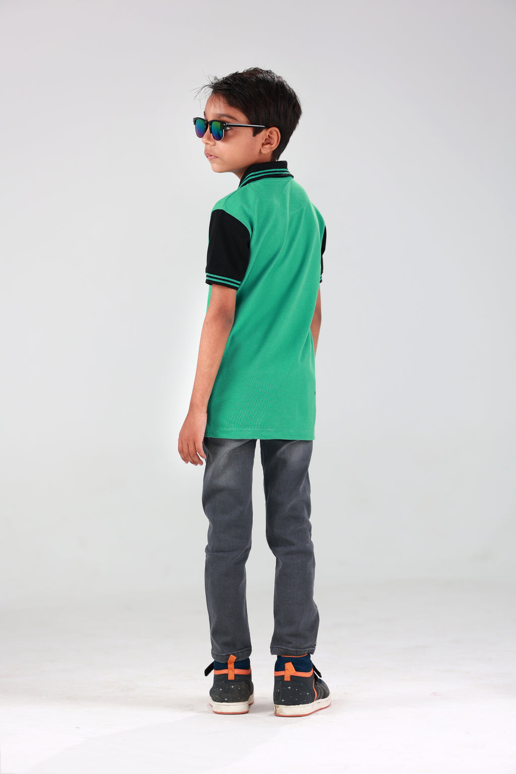 BOY POLO SHIRT (GREEN)
