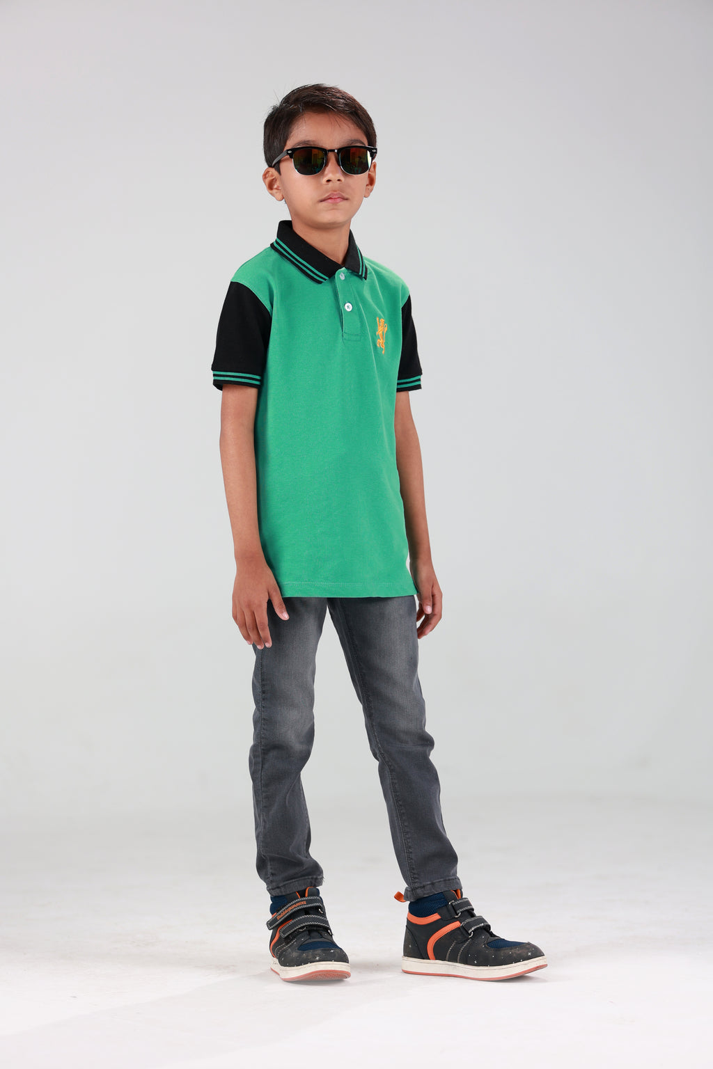 BOY POLO SHIRT (GREEN)