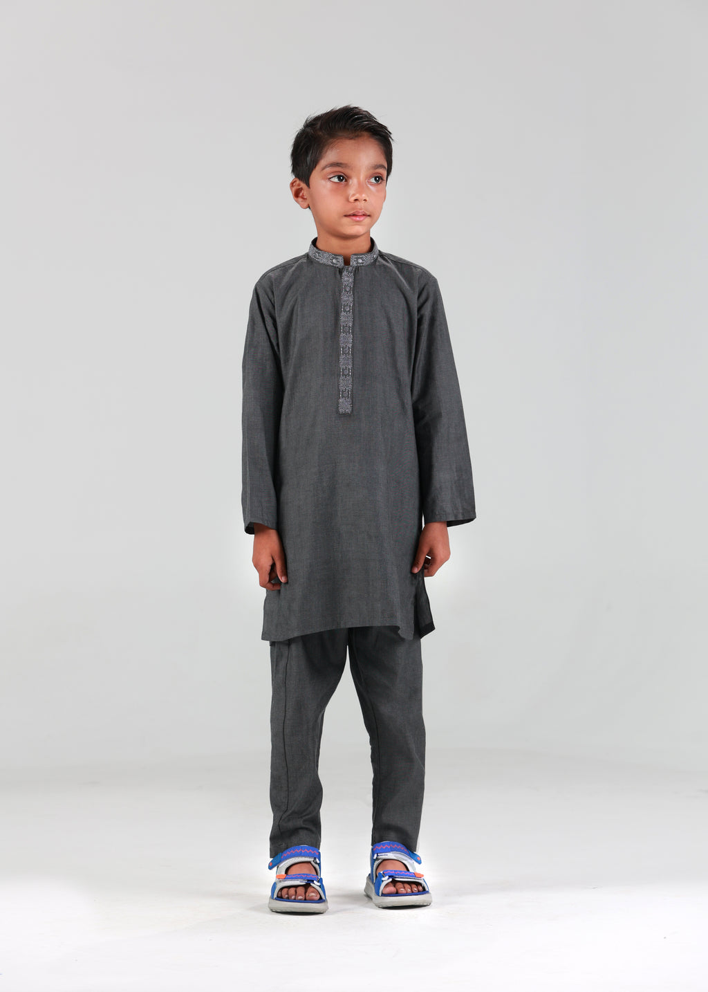 BOY SHALWAR KAMEEZ (GREY)