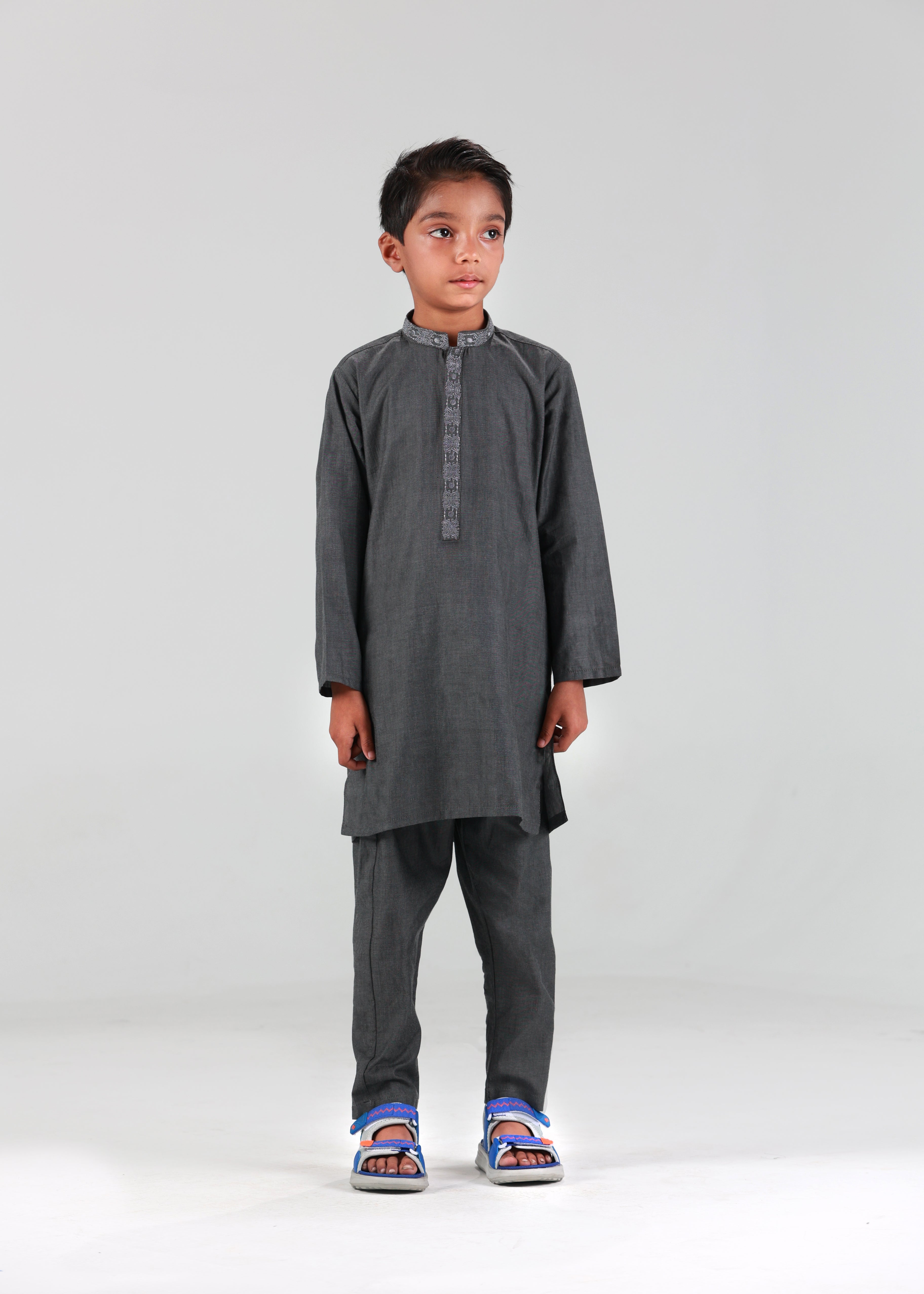 BOY SHALWAR KAMEEZ (GREY)