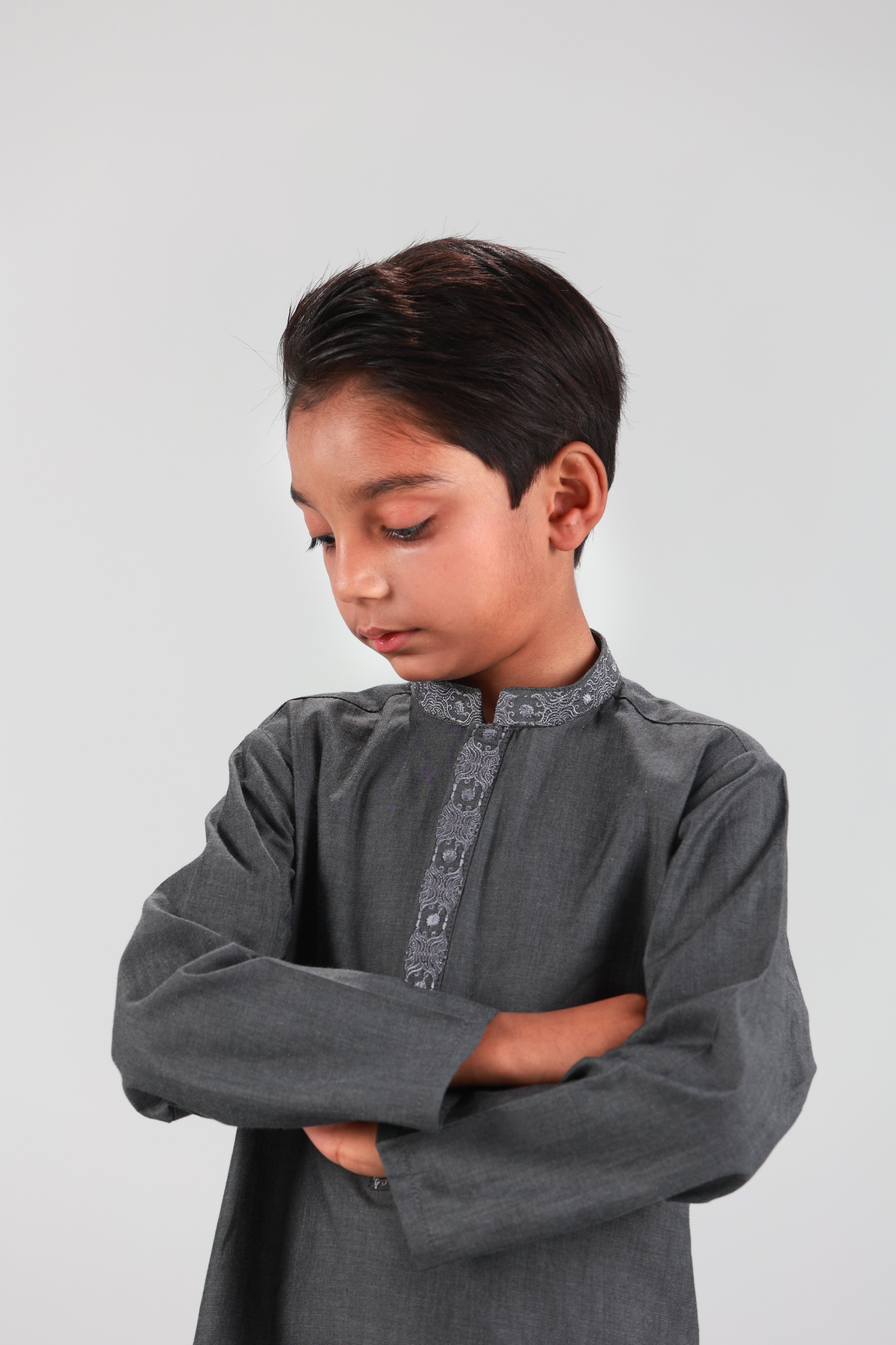 BOY SHALWAR KAMEEZ (GREY)