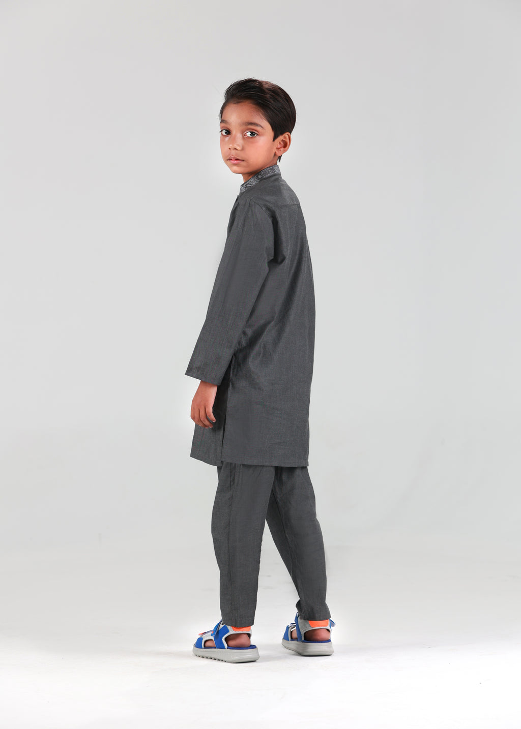 BOY SHALWAR KAMEEZ (GREY)