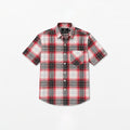 BOYS C-SHIRT CHECK PNK/GRY