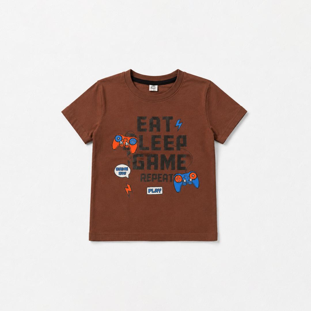 BOY T-SHIRT EAT SLEEP GAME