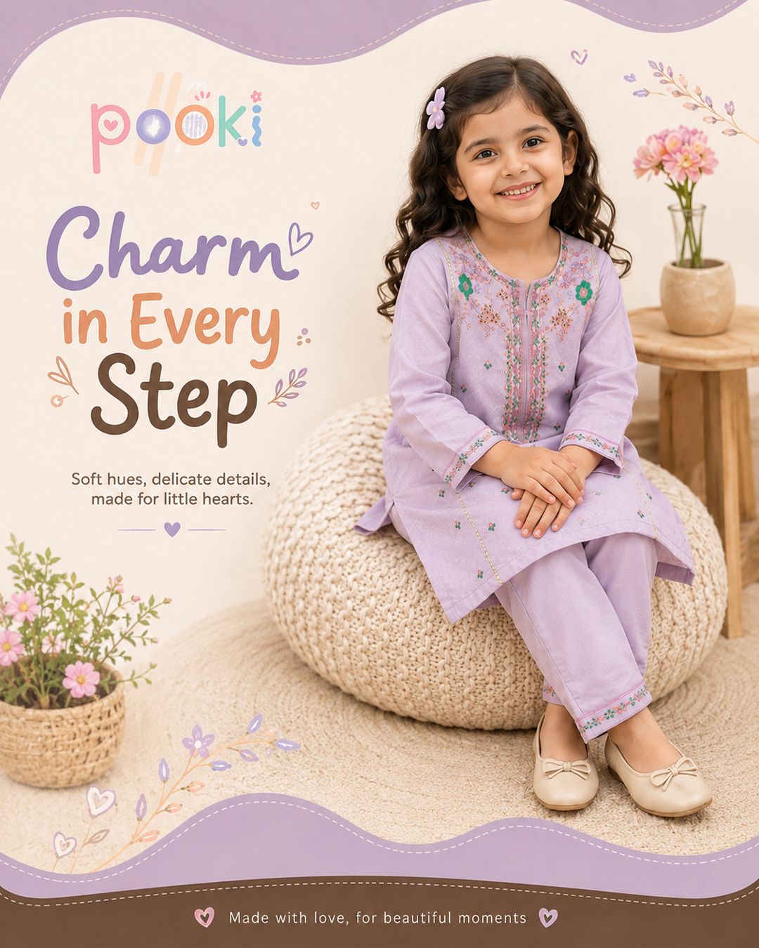 GIRL SUIT EMB SQ