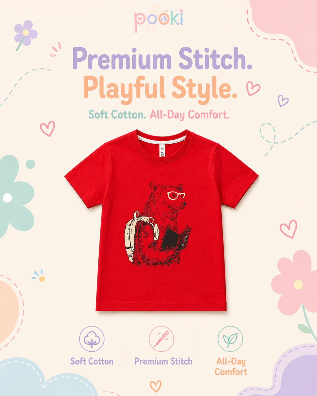 Bear Graphic T-Shirt